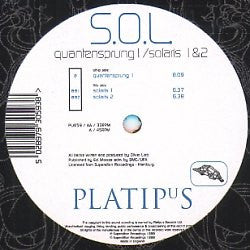 S.O.L. : Quantensprung 1 / Solaris 1 & 2 (12")