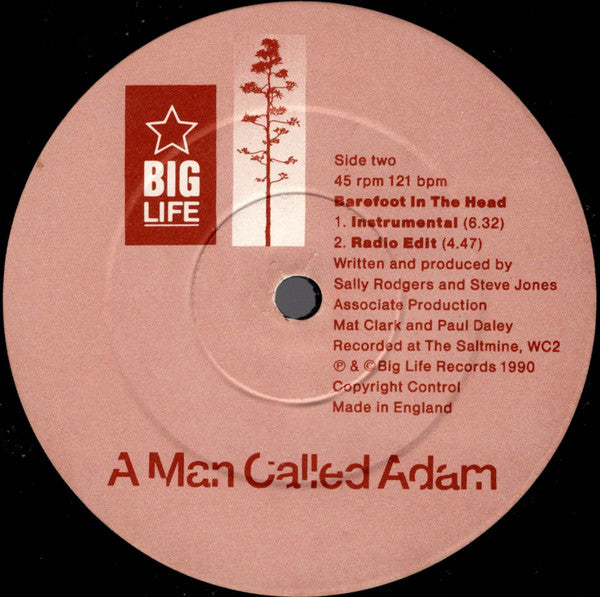 A Man Called Adam : Barefoot In The Head (12")