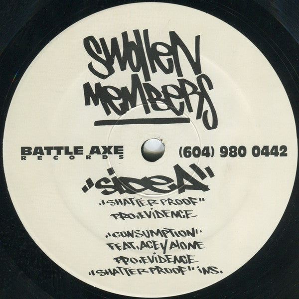 Swollen Members : Shatter Proof / Consumption / Sunburn / Paradise Lost (12")