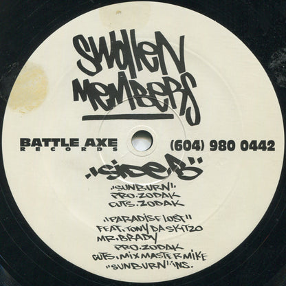 Swollen Members : Shatter Proof / Consumption / Sunburn / Paradise Lost (12")