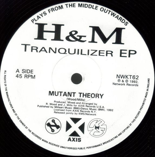 H & M* : Tranquilizer EP (12", EP, Etch)