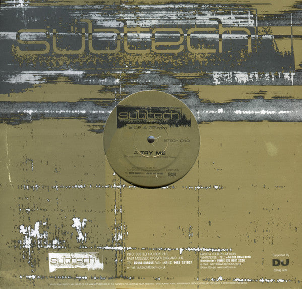 Subtech : Try Me / Piano Heaven (12")