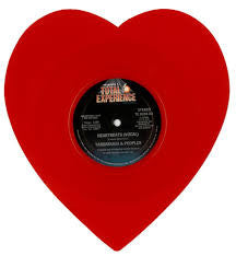 Yarbrough & Peoples : Heartbeats (7", Shape, Single, Promo, Hea)