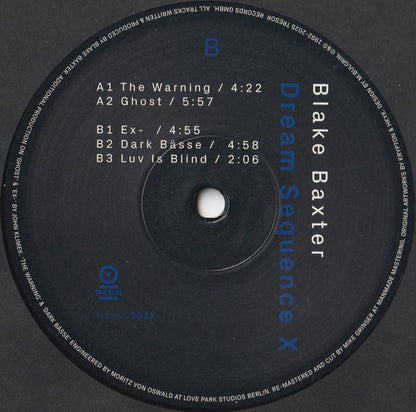 Blake Baxter : Dream Sequence X (12", RE, RM)