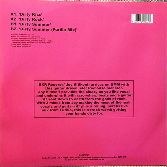 Joy Kitikonti : Dirty Summer (Blow Me) (12")