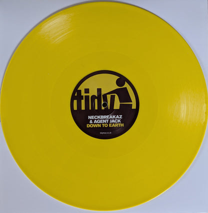 NeckBreakaz & Agent Jack / Lee Haslam Feat. Rion S : Down To Earth / Our Sanctuary (12", Ltd, Yel)