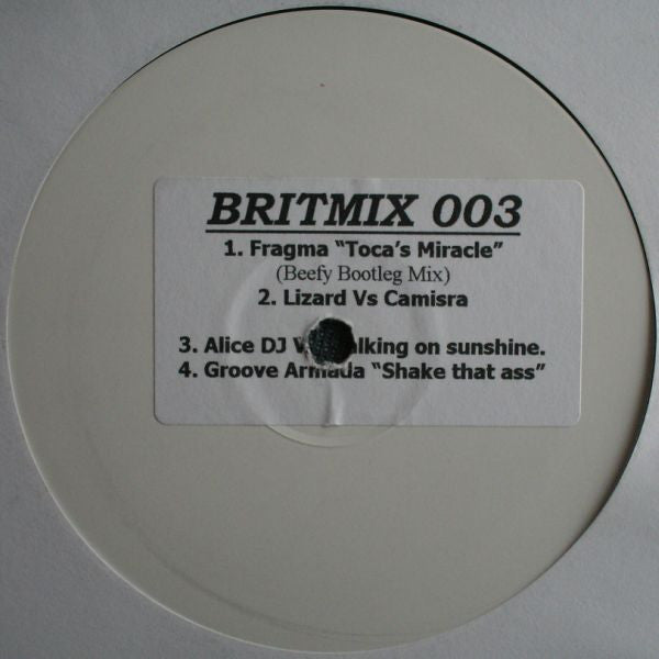 Various : Britmix Vol 3 (12", Unofficial, W/Lbl, Sta)