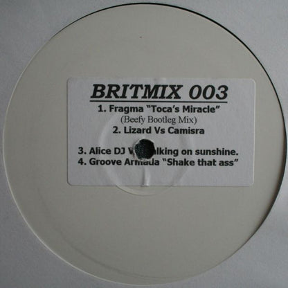 Various : Britmix Vol 3 (12", Unofficial, W/Lbl, Sta)