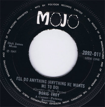 Doris Troy : I'll Do Anything (Anything He Wants Me To Do) (7", Single, RE, Lar)