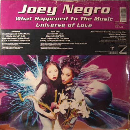 Joey Negro : What Happened To The Music (12")