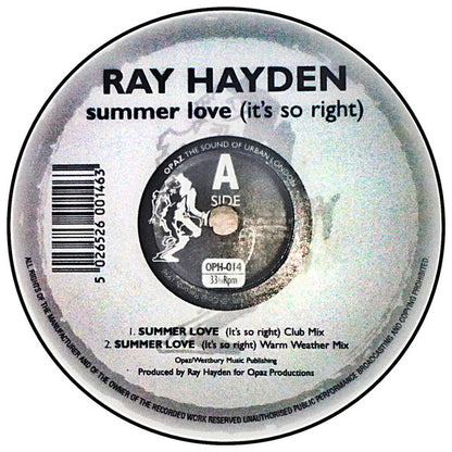 Ray Hayden : Summer Love (It's So Right) (12")