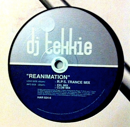 DJ Tekkie : Reanimation (12")