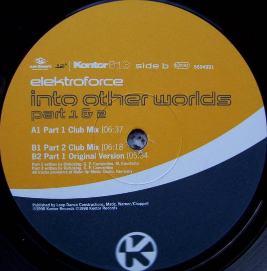 Elektroforce : Into Other Worlds (Part 1 & 2) (12")