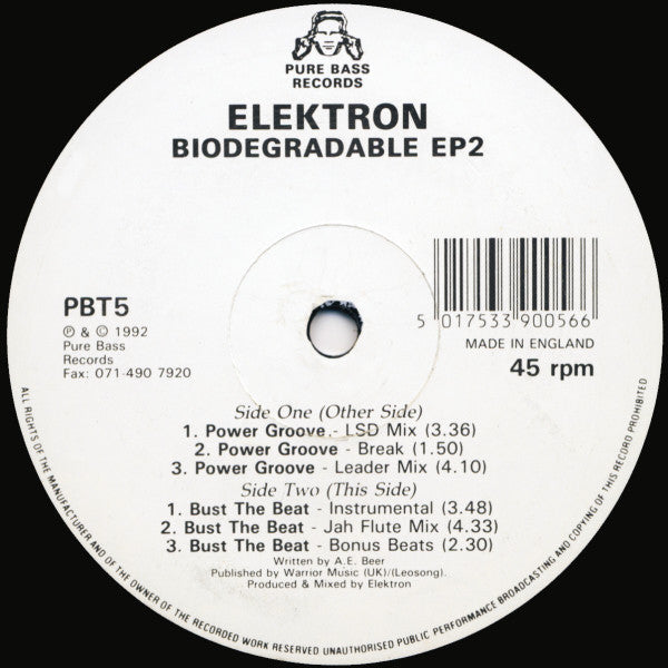 Elektron : Biodegradable EP2 (12", EP)