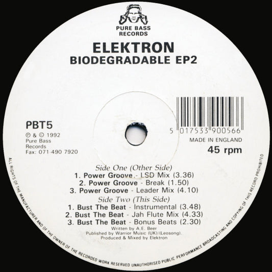 Elektron : Biodegradable EP2 (12", EP)