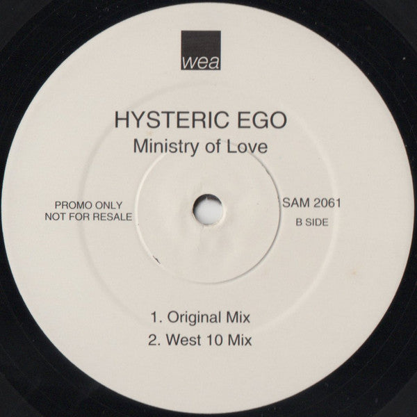Hysteric Ego : Ministry Of Love (2x12", Promo)
