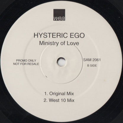 Hysteric Ego : Ministry Of Love (2x12", Promo)