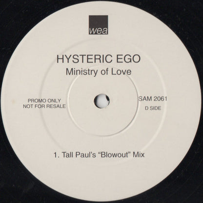 Hysteric Ego : Ministry Of Love (2x12", Promo)