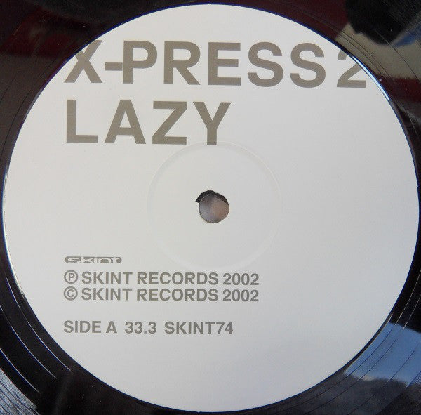 X-Press 2 Featuring David Byrne : Lazy (12", Single)