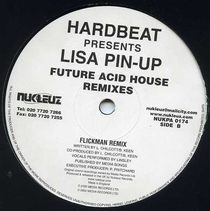 Hardbeat Presents Lisa Pin-Up : Future Acid House (Remixes) (12")