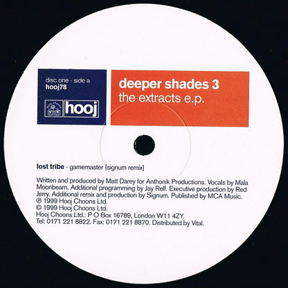 Various : Deeper Shades 3 - The Extracts E.P. (2x12", EP)