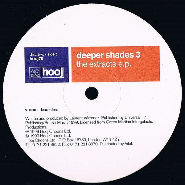 Various : Deeper Shades 3 - The Extracts E.P. (2x12", EP)