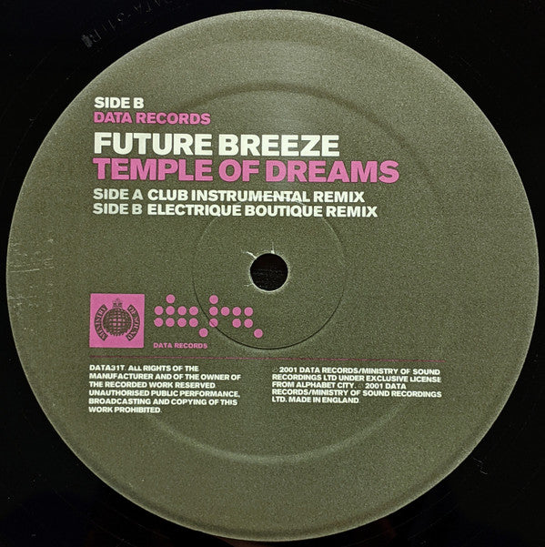 Future Breeze : Temple Of Dreams (12")