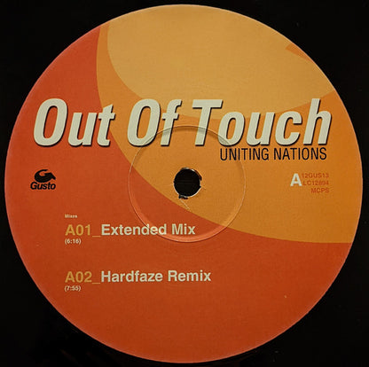 Uniting Nations : Out Of Touch (12", Single)