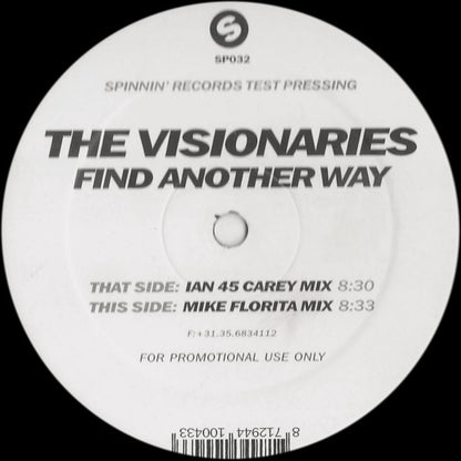The Visionaries (2) : Find Another Way (12", Promo, TP)