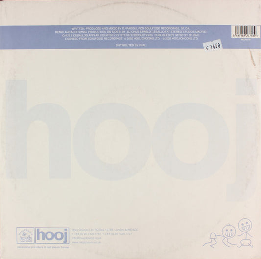DJ Rasoul : Oh Baby (12", 1/2)