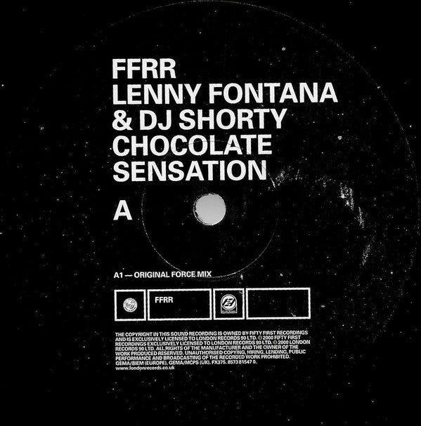 Lenny Fontana & DJ Shorty : Chocolate Sensation (12")