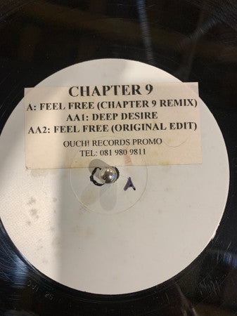 Chapter 9 : Feel Free (Chapter 9 Remix) (12", W/Lbl, Sti)