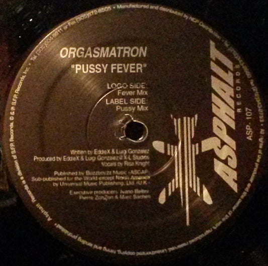 Orgasmatron (3) : Pussy Fever (12")