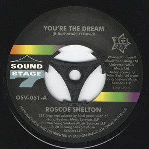 Roscoe Shelton : You're The Dream / Running For Your Life (7", RE)