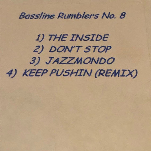 Various : Bassline Rumblers Vol 8 (12", EP, Unofficial, W/Lbl)