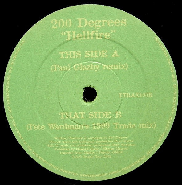 200 Degrees : Hellfire (12")