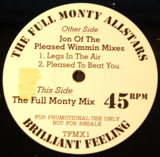 The Full Monty All-Stars : Brilliant Feeling (12", Promo)