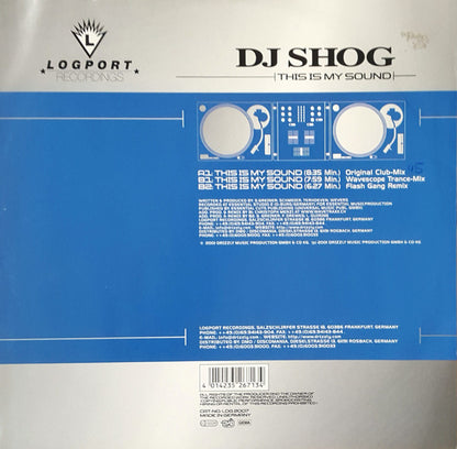 DJ Shog : This Is My Sound (12", Pic)