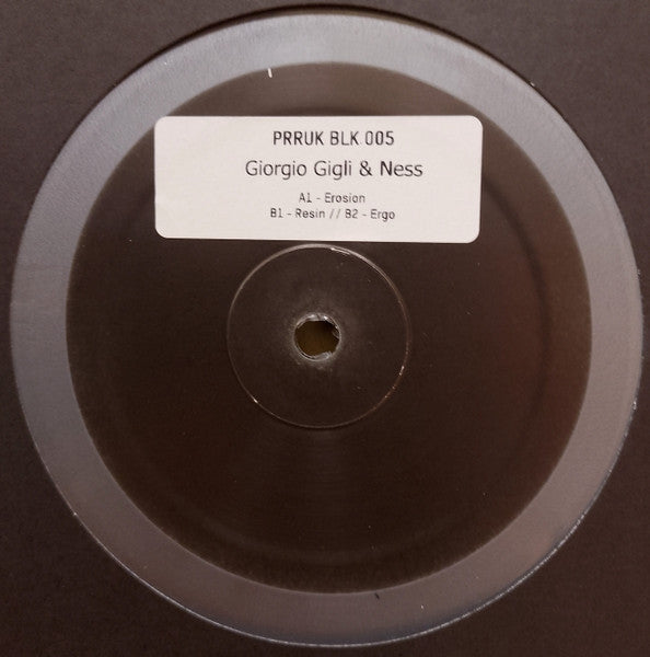 Giorgio Gigli & Ness (8) : Erosion EP (12", EP, Gre)