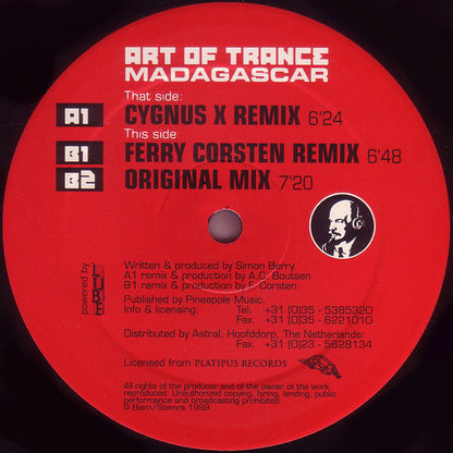 Art Of Trance : Madagascar (12")