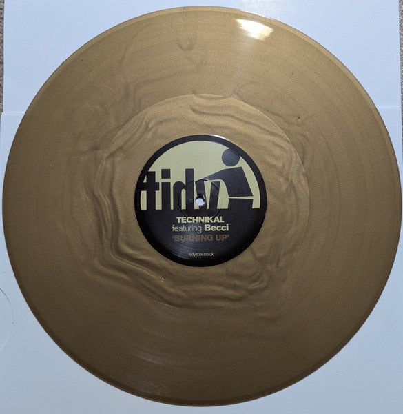 Technikal Featuring Becci (2) / Jon Doe : Burning Up / Good Timez (12", Ltd, Gol)