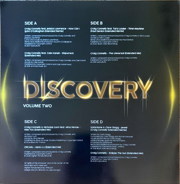 Craig Connelly : Discovery Volume Two (2x12", Album, Ltd, Ora)