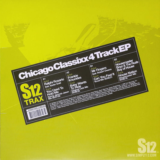 Various : Chicago Classixx 4 Track EP (12", EP, Comp)