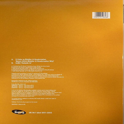 X-Cabs vs Riddler & Headcrusher / GJB3 : Hard Trance EP Volume 8 (12", EP)
