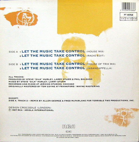 JM Silk* : Let The Music Take Control (House Mix) (12", Maxi)