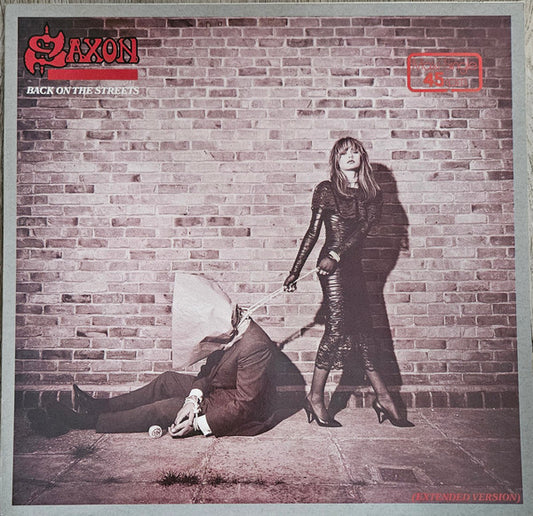 Saxon : Back On The Streets (Extended Version) (12", Maxi)