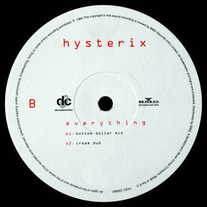 Hysterix : Everything (12")
