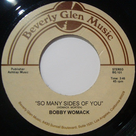 Bobby Womack : So Many Sides Of You / Home Is Where The Heart Is (7")