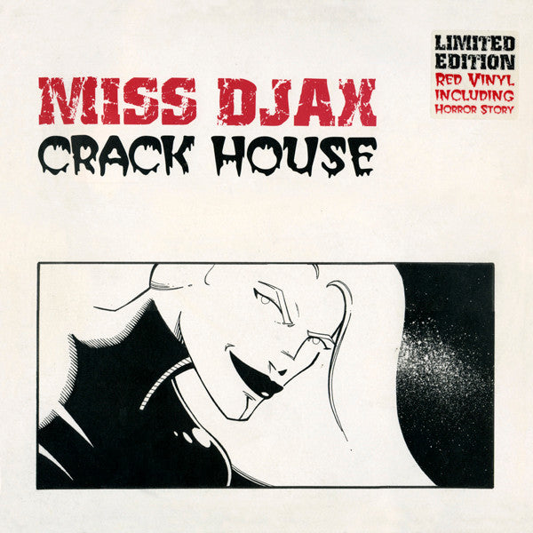 Miss Djax : Crack House (12", Ltd, Red)