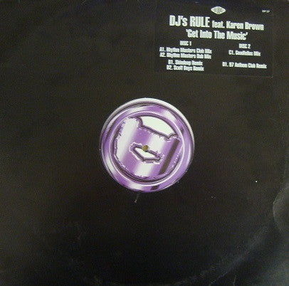 DJ's Rule Feat. Karen Brown : Get Into The Music (2x12", Promo)